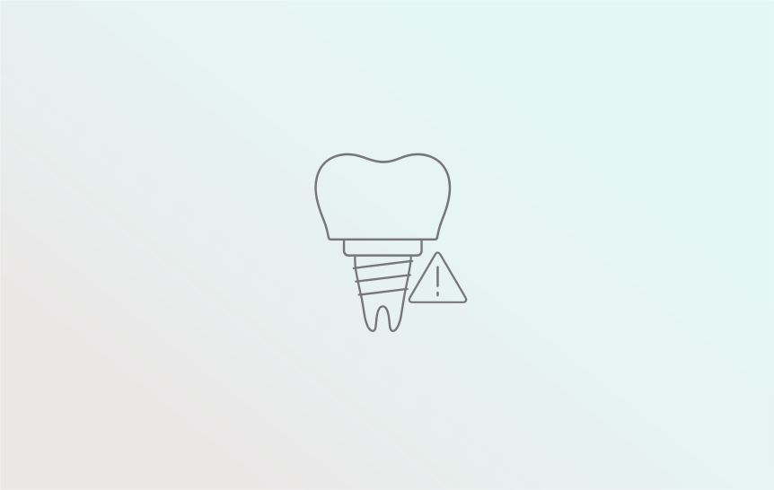 danties implanto atmetimo pozymiai